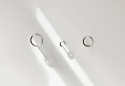 Loop krok medium Ø7 8 cm Brushed Zinc