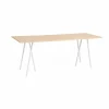 Loop Stand incl. support barbord 92 5x250 cm White-clear lacq. oak