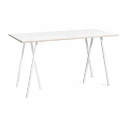 Loop Stand incl. support barbord 87 5x180 cm White-white laminate-plywood