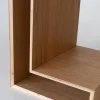 L-shelf vägghylla Ek 30x38x29 cm