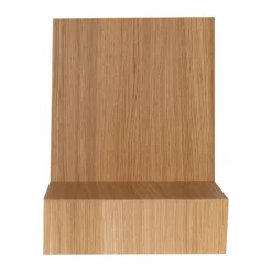 L-shelf vägghylla Ek 30x38x29 cm