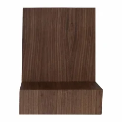 L-shelf vägghylla Valnöt 30x38x29 cm