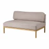 L37 7-9-13 soffmodul mittdel 130 cm Stone-lacquered oak