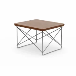 LTR occasional table sidobord Dark walnut-stainless steel