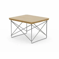 LTR occasional table sidobord Natural chestnut-stainless steel