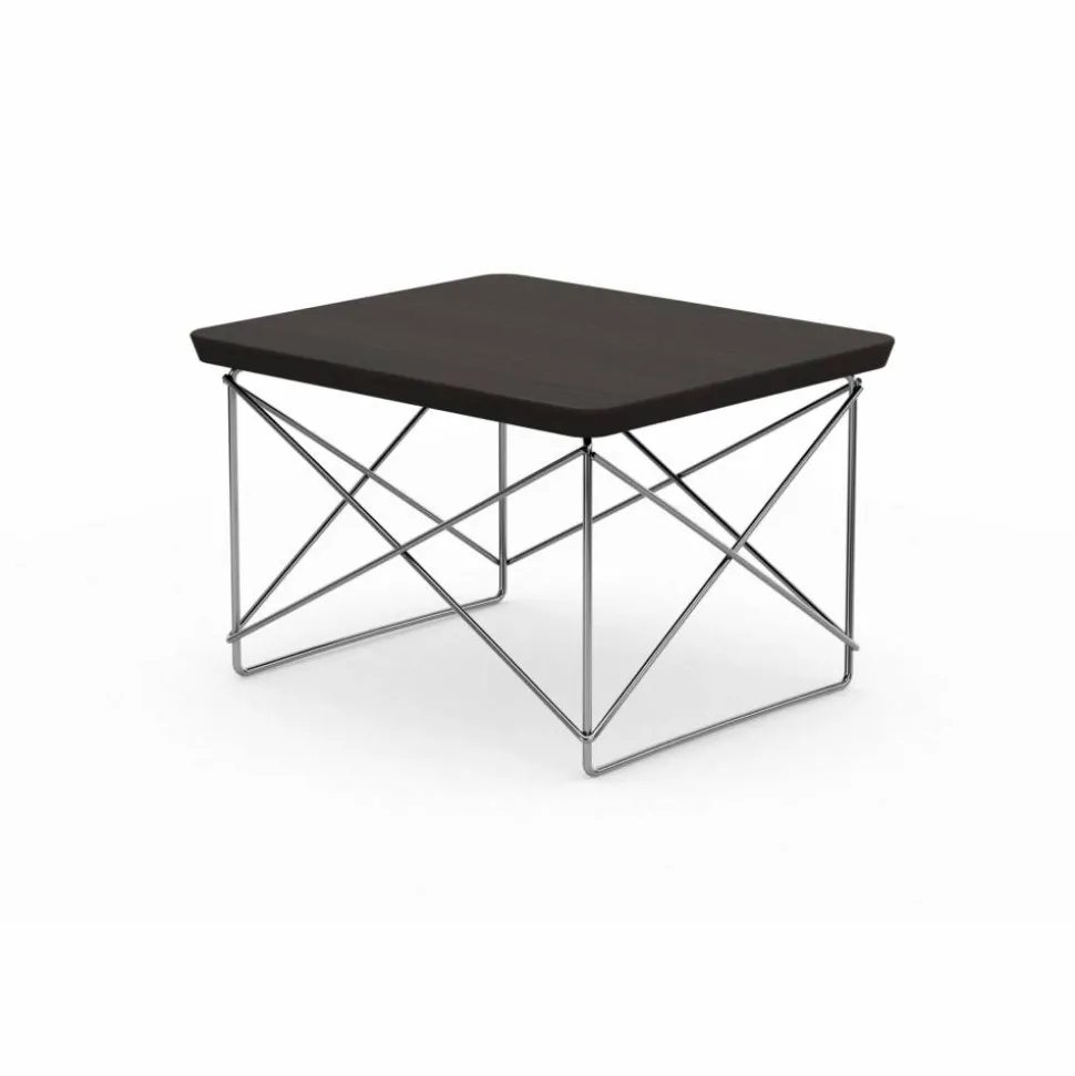 LTR occasional table sidobord Dark oak-stainless steel