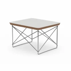 LTR occasional table sidobord White-stainless steel