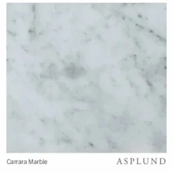 Luc 100 konsolbord Valnötsbetsad ek-Carrara marmor P4