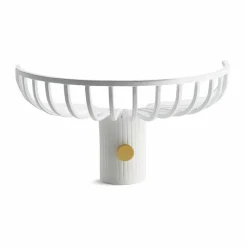 Lunett objects hatthylla med krok Vit