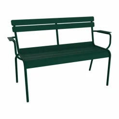 Luxembourg soffa med armstöd 131x55 5x86 cm Cedar green (grön)