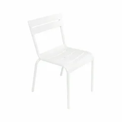 Luxembourg stol Cotton white (vit)