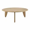 Lyckeby soffbord Ø80x29 cm Naturlackad ek