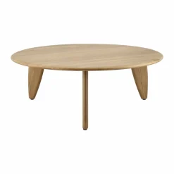 Lyckeby soffbord Ø80x29 cm Naturlackad ek