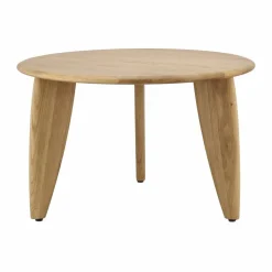 Lyckeby soffbord Ø60x37 5 cm Naturlackad ek