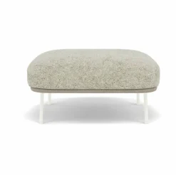 Lyra fotpall Fårskinn Mohawi-RAL1013