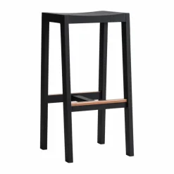 016 Maasto Bar Stool barpall Svartbetsad furu 75 cm