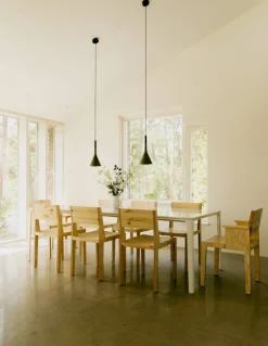 016 Maasto Dining Armchair karmstol Matt oljevaxad furu