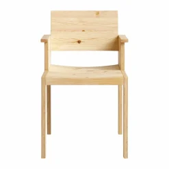 016 Maasto Dining Armchair karmstol Matt oljevaxad furu
