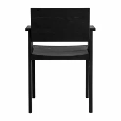 016 Maasto Dining Armchair karmstol Svartbetsad furu