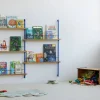 Magazine Shelving tidningsställ Ek-black 85x180x7 cm MS.180.1