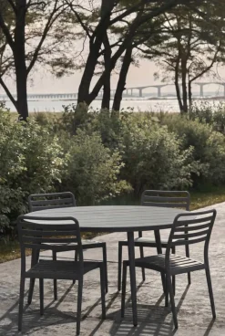Marsala matbord Anthracite Ø140 cm