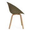 Mat Armchair karmstol framsideklädd Hallingdal 110-seaweed-beech