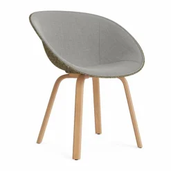 Mat Armchair karmstol framsideklädd Remix 133-seaweed-beech