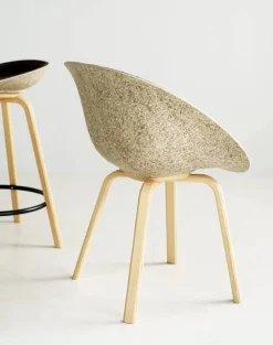 Mat Armchair karmstol Seaweed-beech