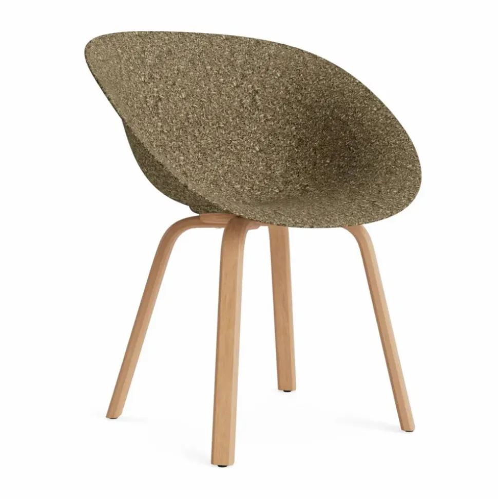 Mat Armchair karmstol Seaweed-beech