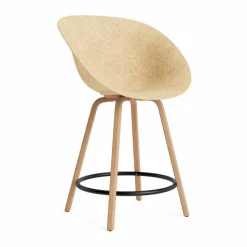 Mat Bar Armchair karmstol 65 cm Hemp-beech-black steel