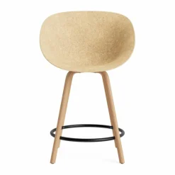 Mat Bar Armchair karmstol 65 cm Hemp-beech-black steel