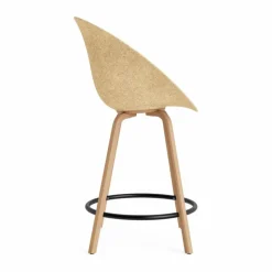 Mat Bar Armchair karmstol 65 cm Hemp-beech-black steel
