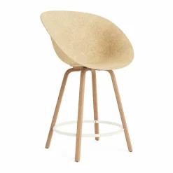 Mat Bar Armchair karmstol 65 cm Hemp-beech-cream steel