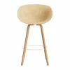 Mat Bar Armchair karmstol 75 cm Hemp-beech-cream steel