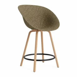 Mat Bar Armchair karmstol 65 cm Seaweed-beech-black steel
