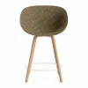 Mat Bar Armchair karmstol 65 cm Seaweed-beech-cream steel
