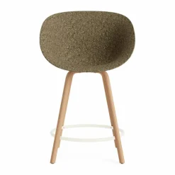 Mat Bar Armchair karmstol 65 cm Seaweed-beech-cream steel