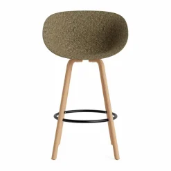 Mat Bar Armchair karmstol 75 cm Seaweed-beech-black steel