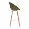 Mat Bar Armchair karmstol 75 cm Seaweed-beech-cream steel