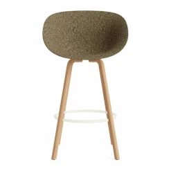 Mat Bar Armchair karmstol 75 cm Seaweed-beech-cream steel