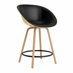 Mat Bar Armchair karmstol framsideklädd 65 cm Ultra 41599-hemp-beech-black steel