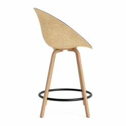 Mat Bar Armchair karmstol framsideklädd 65 cm Ultra 41599-hemp-beech-black steel