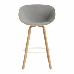 Mat Bar Armchair karmstol framsideklädd 75 cm Remix 133-hemp-beech-cream steel