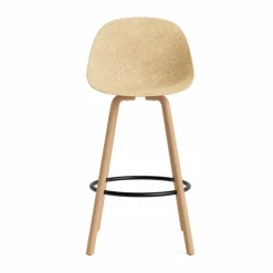 Mat Bar Chair barstol 75 cm Hemp-beech-black steel