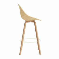Mat Bar Chair barstol 75 cm Hemp-beech-cream steel