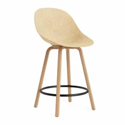 Mat Bar Chair barstol 65 cm Hemp-beech-black steel