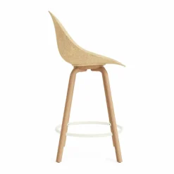 Mat Bar Chair barstol 65 cm Hemp-beech-cream steel