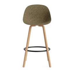 Mat Bar Chair barstol 75 cm Seaweed-beech-black steel