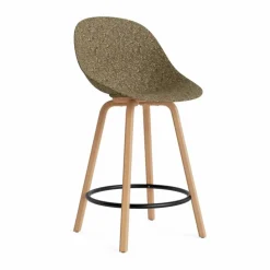 Mat Bar Chair barstol 65 cm Seaweed-beech-black steel