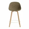 Mat Bar Chair barstol 65 cm Seaweed-beech-cream steel